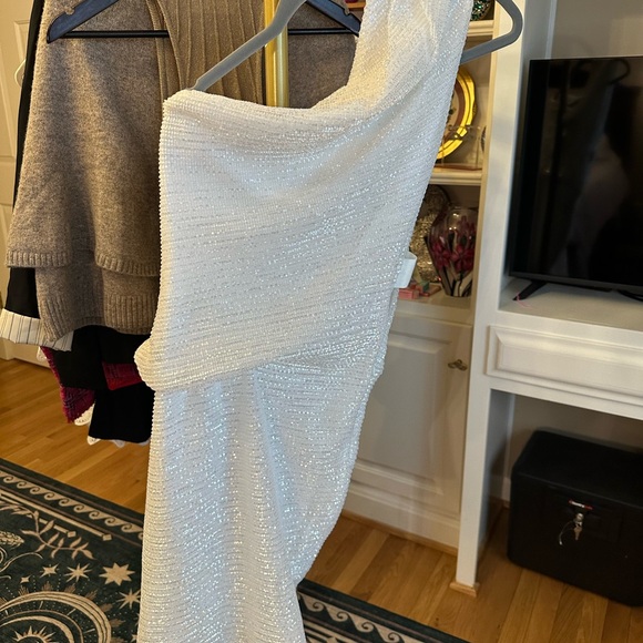 IRO Paris Haidi One Shoulder Sequin Mini Dress NWT - Picture 8 of 9